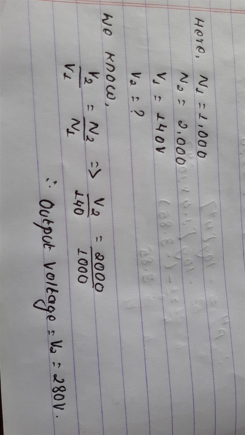 NEED HELP ASAP PLEASE! The primary coil of a transformer has 1,000 turns of wire, and-example-1