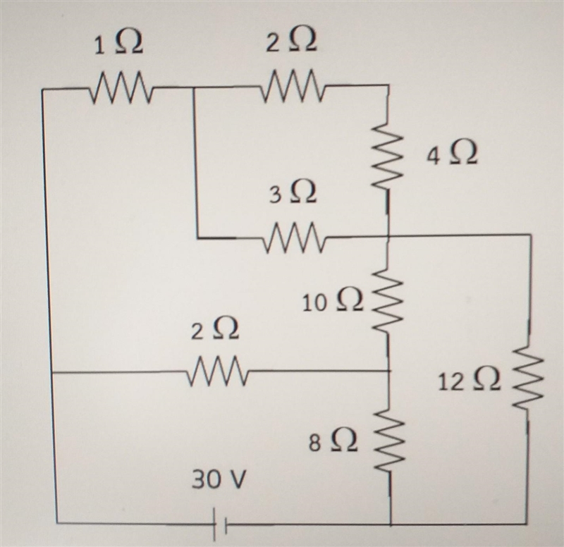 What is current of 12 ohm? help me pleasee 1. 0.25 A 2. 0.5 A 3. 1 A 4. 1.5 A 5. 2 A-example-1