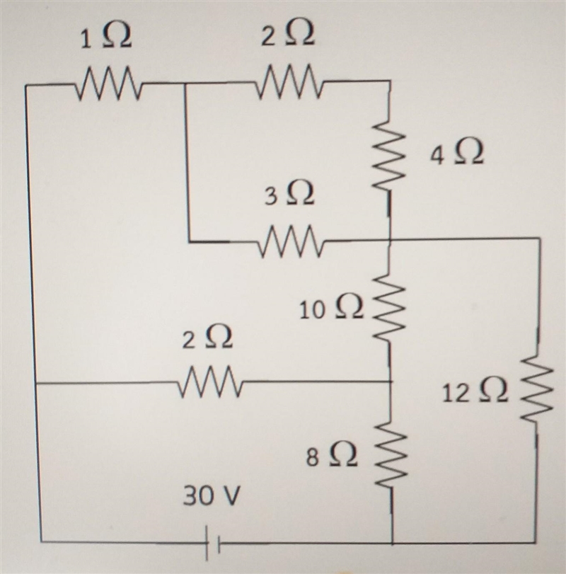 What is current of 12 ohm? help me pleasee​-example-1