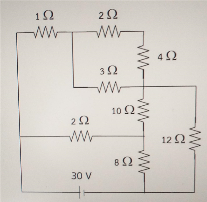 What is current of 12 ohm? help me pleasee​-example-1