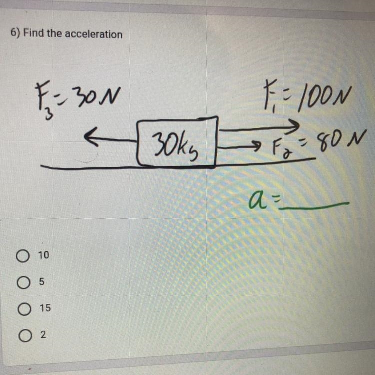 Find the acceleration-example-1