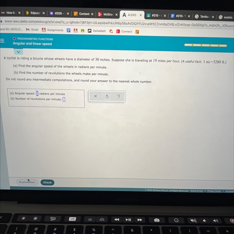 What is the angular speed and the number of revolutions per minute?-example-1