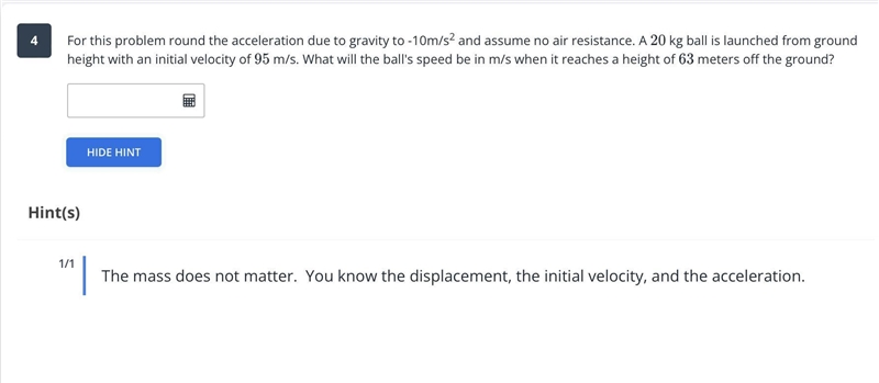 What will the ball’s speed be in m/s when it reaches a height of 63 meters off the-example-1