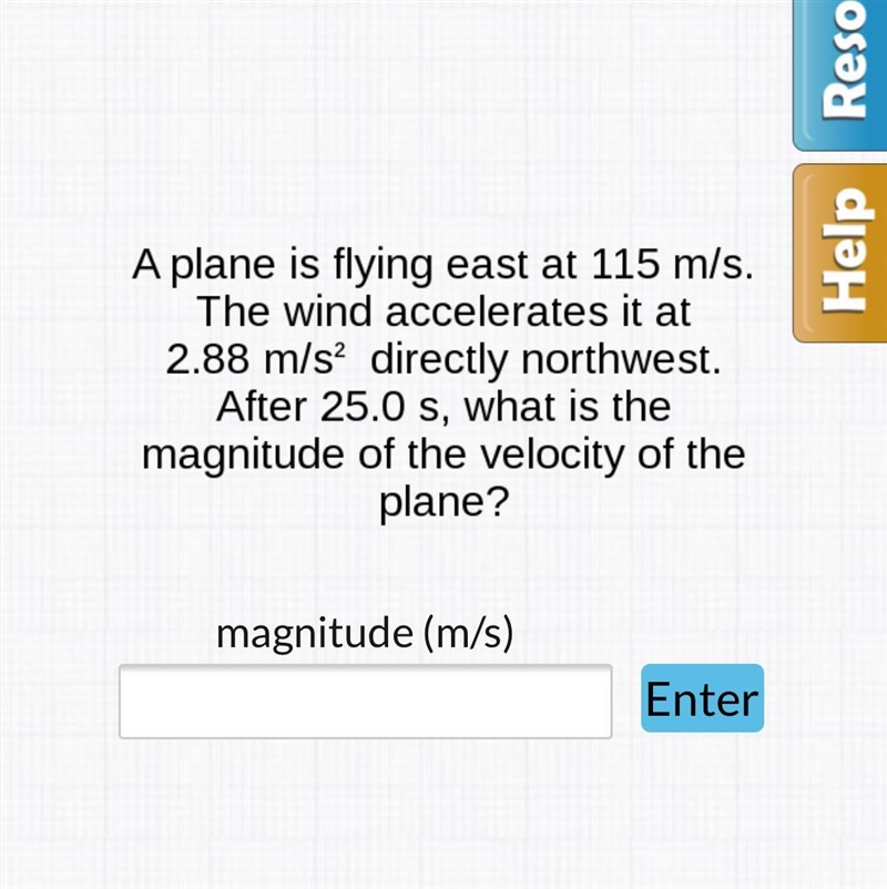 What is the magnitude of the velocity of the plane-example-1