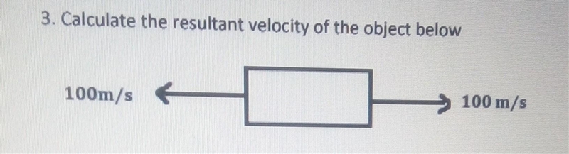 How do you calculate the resultant velocity of the object in this image? ​-example-1