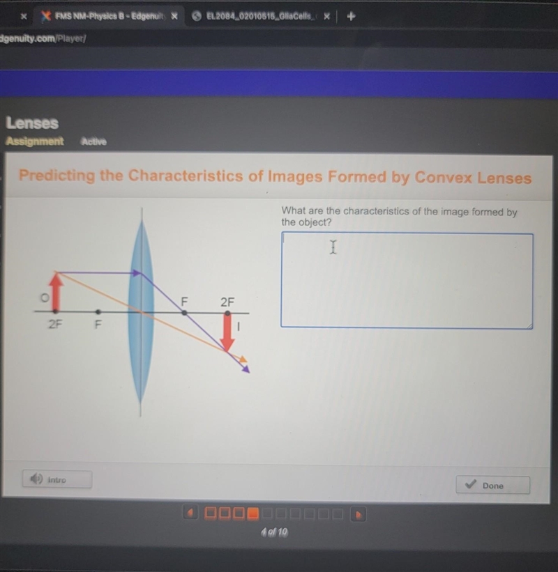 PLEASE HELP!!! Predicting the Characteristics of images formed What are the characteristics-example-1