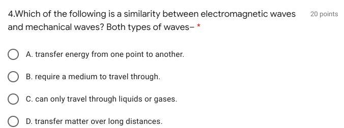 Which of the following is a similarity between electromagnetic waves and mechanical-example-1