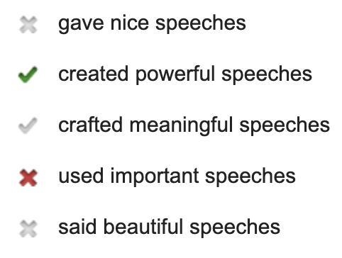 which revisions for the underlined phrase make the writing more precise? choose two-example-1