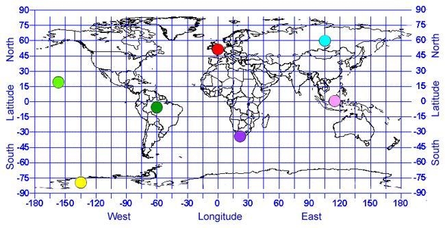 What is the difference between latitude and longitude lines? A) Latitude lines measure-example-1