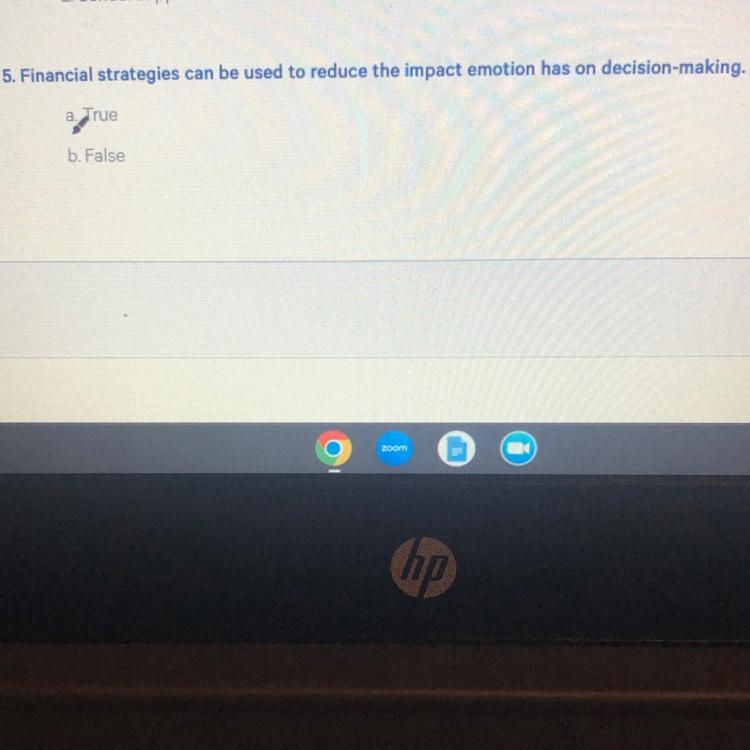 5. Financial strategies can be used to reduce the impact emotion has on decision-making-example-1