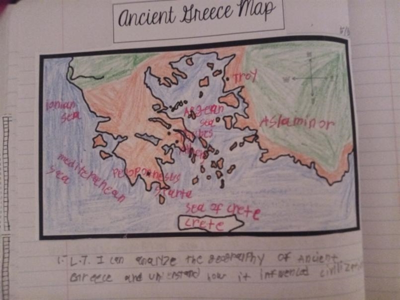 Tell me 5 things about the map. Interesting things. Giving 76 points-example-1