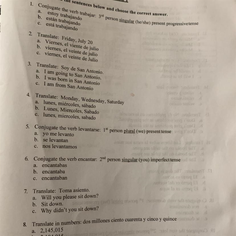 Need help with 1-7 Spanish-example-1