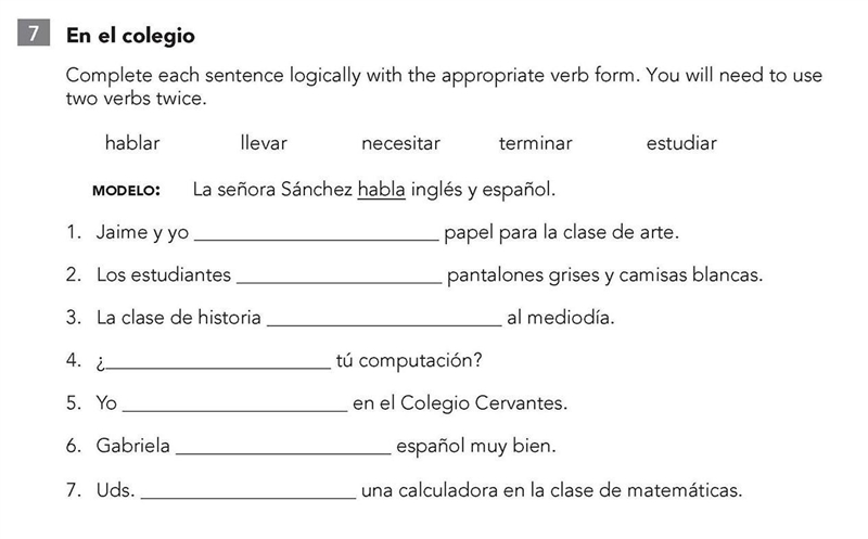 Middle School Lvl 1 Spanish Assignment Easy-example-1