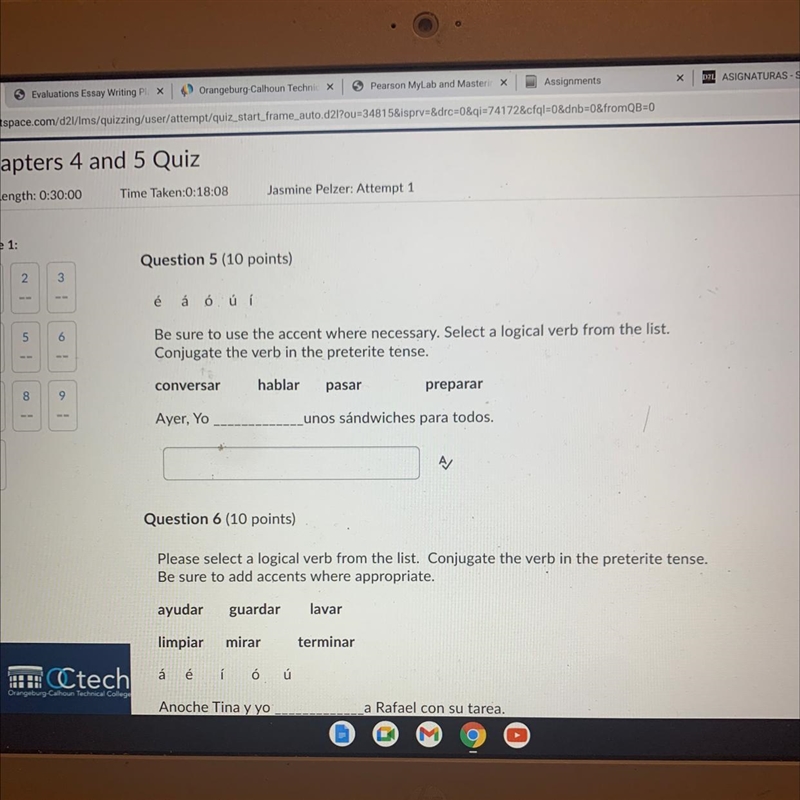 É á óú í 5. Be sure to use the accent where necessary. Select a logical verb from-example-1