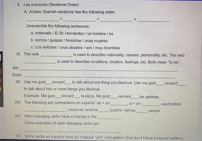 I need help answering these basic spanish 1 questions.-example-1