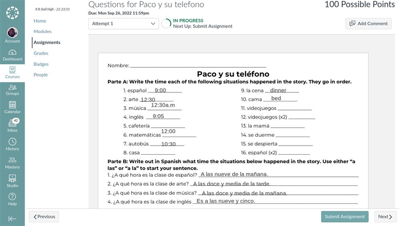 I need help with spanish-example-1