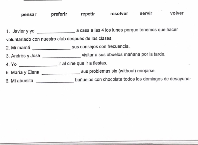 Can someone help me with these Spanish questions ?-example-1