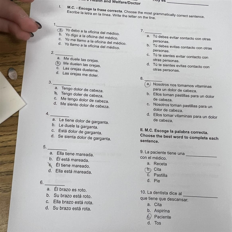 Ignore what I circled. Please list answers in order-example-1