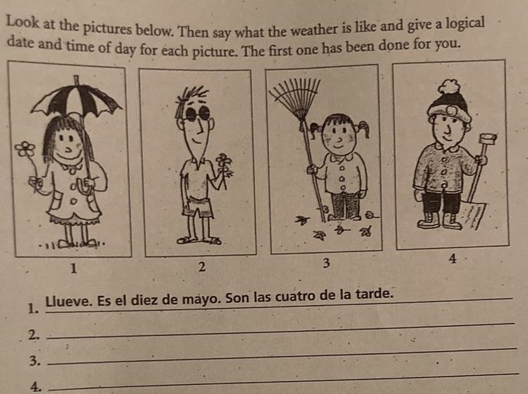 Easy Spanish 1 homework please complete-example-1