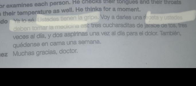 Please help me with spanish i need it for tomorrow please help ASAP​ THE QUESTIONS-example-1