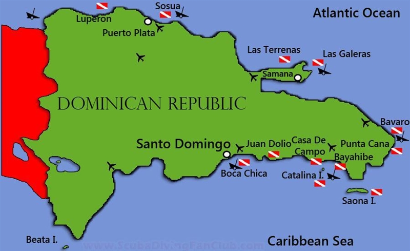 Where is Dominican Republic located on this map-example-1