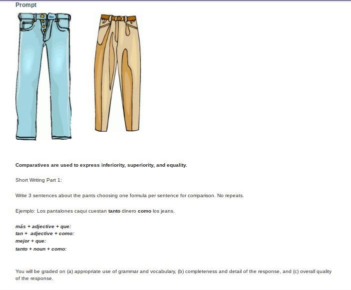 Comparatives are used to express inferiority, superiority, and equality. Short Writing-example-1