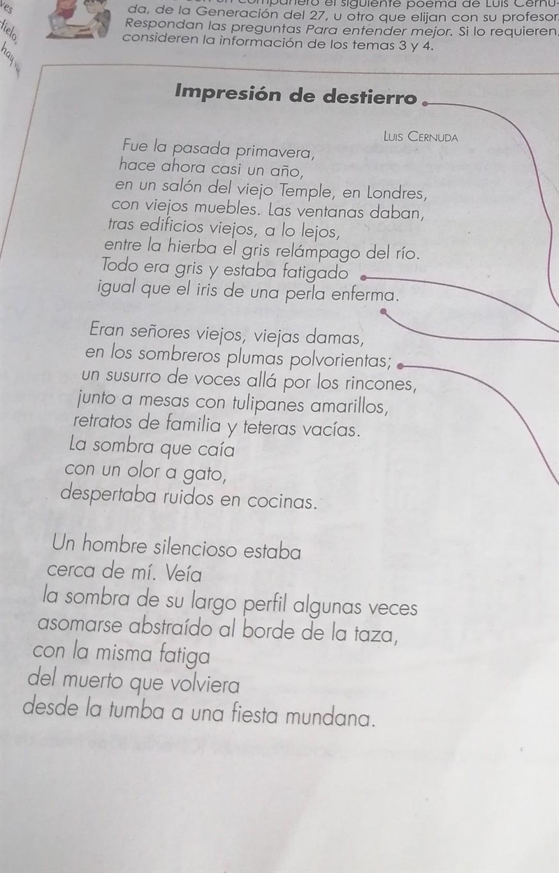 ¿ que temas trata el poema ? ¿ conque temas se relacionan estás palabras? ¿ que sentimientos-example-1