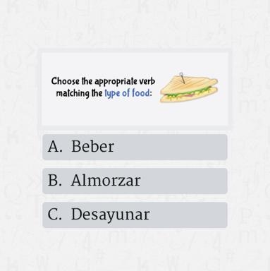 Choose the appropriate verb matching the type of verb-example-1