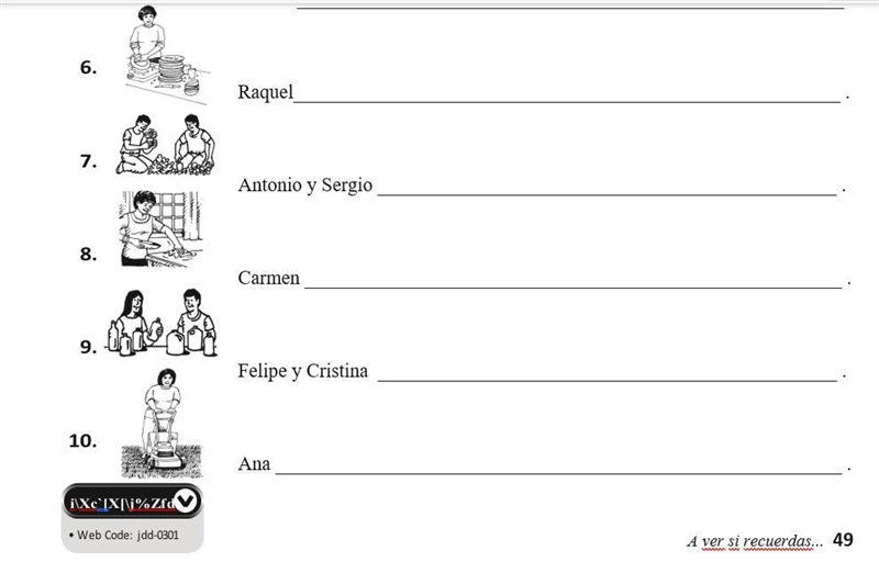 PLEASE HELP IF YOU KNOW SPANISH WORK OR UNDERSTAND-example-1