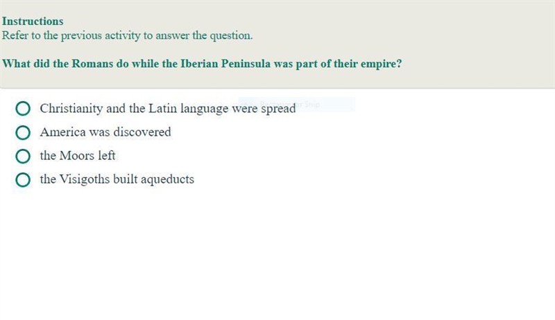 What did the romans do while the lberian peninsula was part of the empire:-example-1